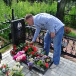 Акция патроната над захоронением майора Александра Николаевича Суховей 20 июня 2012